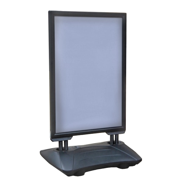 Weighted Black Sidewalk Sign 24" x 36"
